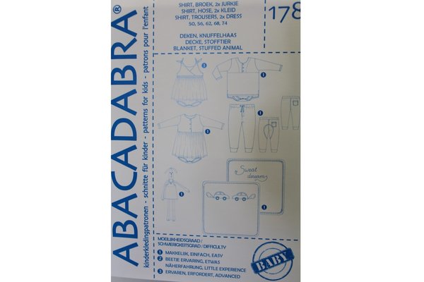 Abacadabra 178 - Shirt, Hose, Kleider, Decke und Stofftier