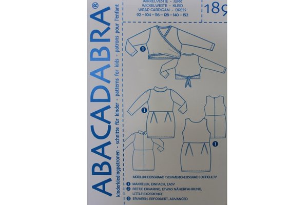 Abacadabra 189 - Wickelweste und Kleid