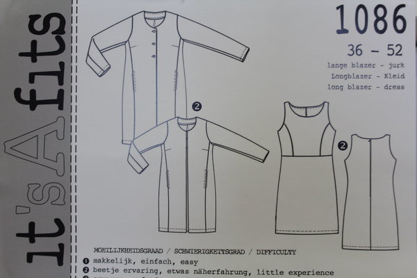 Its A fits 1086 - Longblazer und Kleid