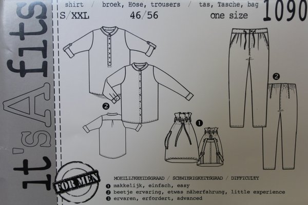 Its A fits  1090 - Shirt, Hose und Tasche (für Männer)